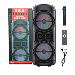 Sing-e Portable Wireless Speaker ZQS12201 with Mic and Remote Control Black Sing-e Portable Wireless Speaker ZQS12201 with Mic and Remote Control Black